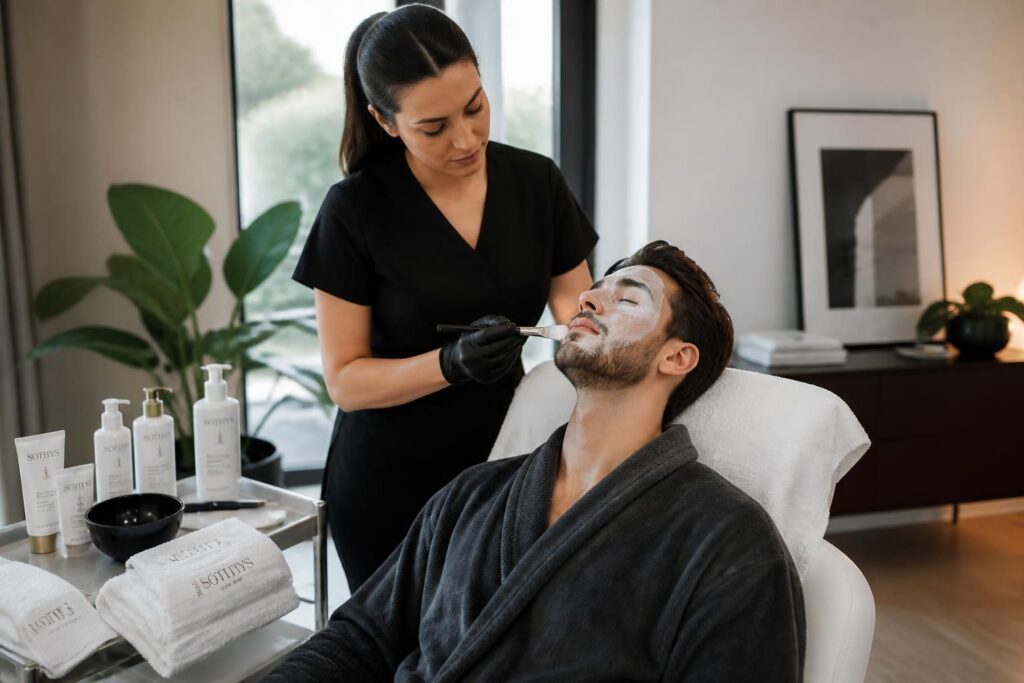 découvrez les services essentiels d'une esthéticienne à domicile pour homme, et profitez d'une peau soignée et revitalisée sans quitter votre domicile.