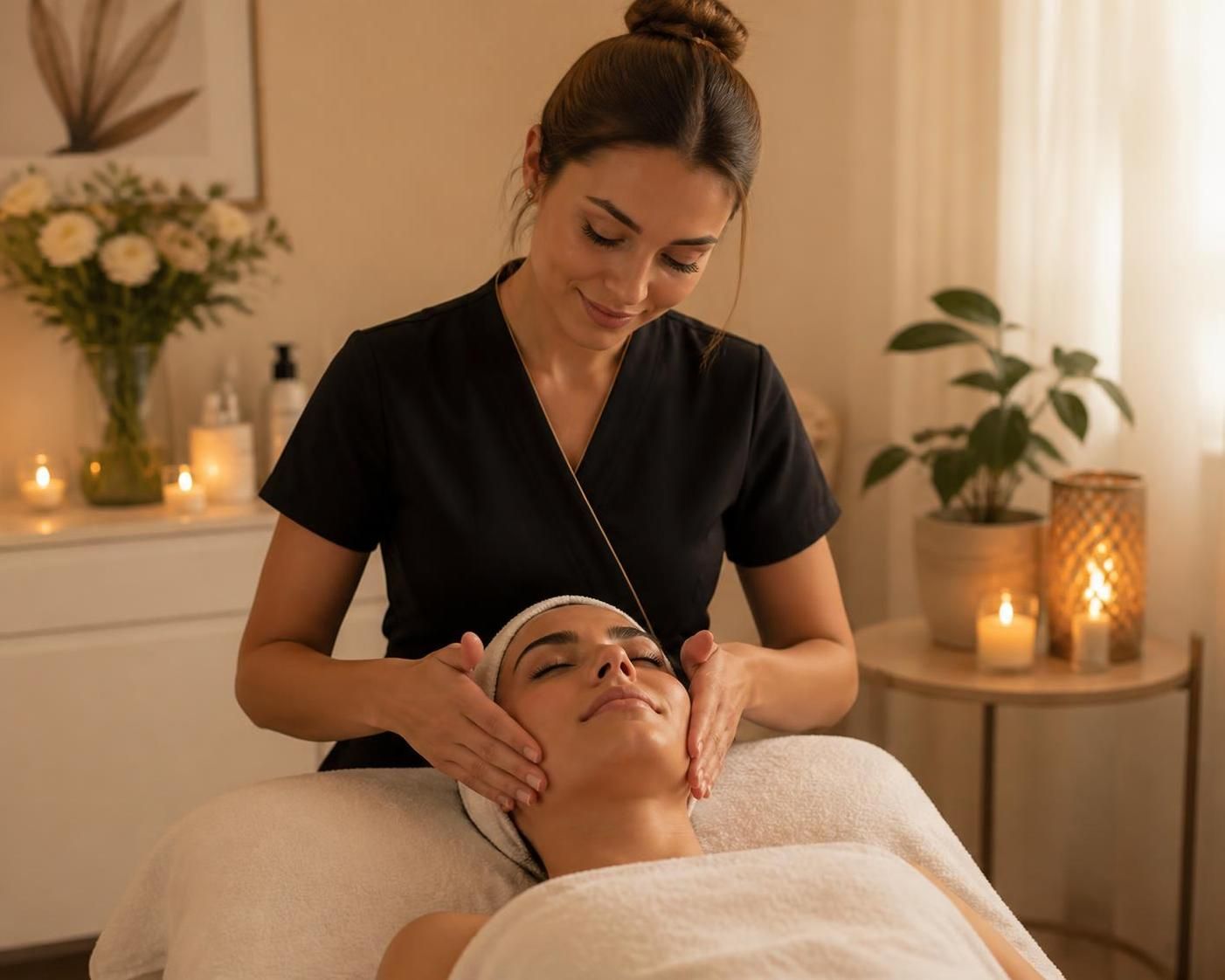 découvrez les bienfaits du massage réalisé par une esthéticienne pour favoriser la détente profonde et améliorer la santé de votre peau grâce à des techniques professionnelles.