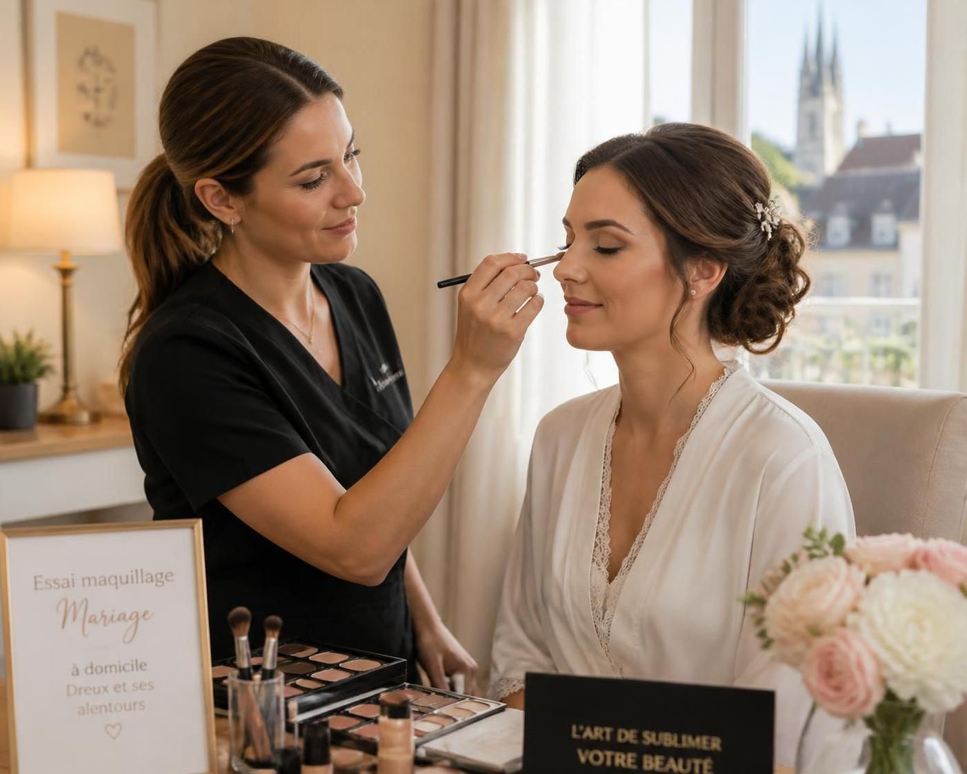 découvrez nos conseils pour un essai maquillage mariage à domicile réussi et obtenez un rendu parfait le jour j, en toute sérénité.