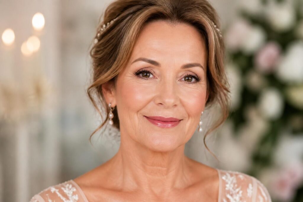 découvrez des astuces et conseils de maquillage mariage spécialement conçus pour les peaux matures, afin d'obtenir un teint éclatant et naturel le jour j.