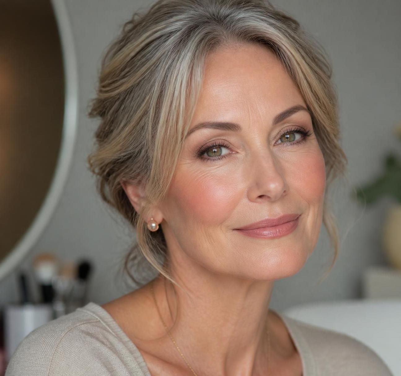 découvrez nos astuces et conseils de maquillage pour peau mature, afin d'obtenir un teint éclatant et naturel le jour de votre mariage.