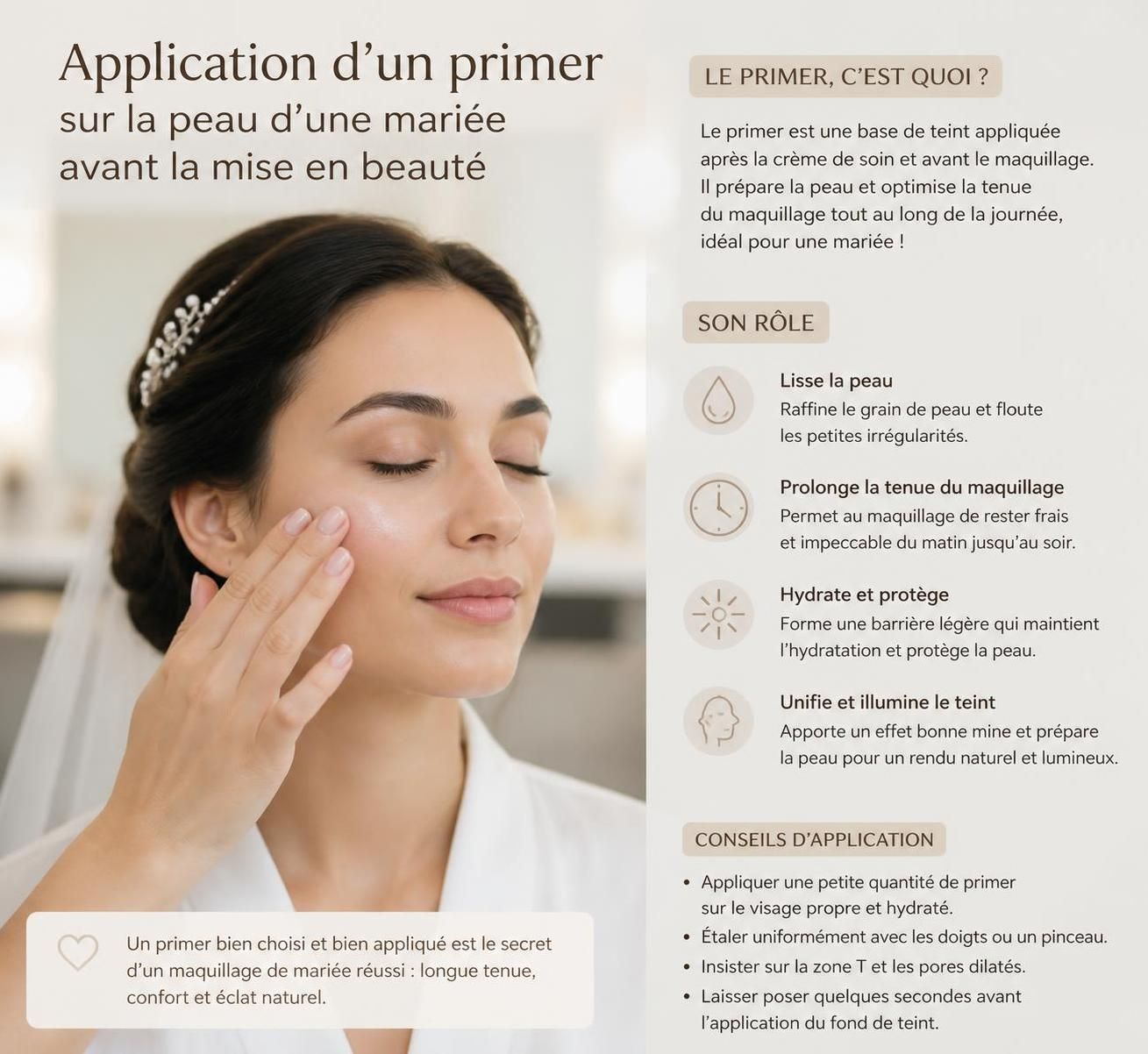 découvrez nos conseils et astuces essentiels pour préparer votre peau avant un maquillage de mariage, afin d'assurer une tenue parfaite et un teint éclatant le jour j.