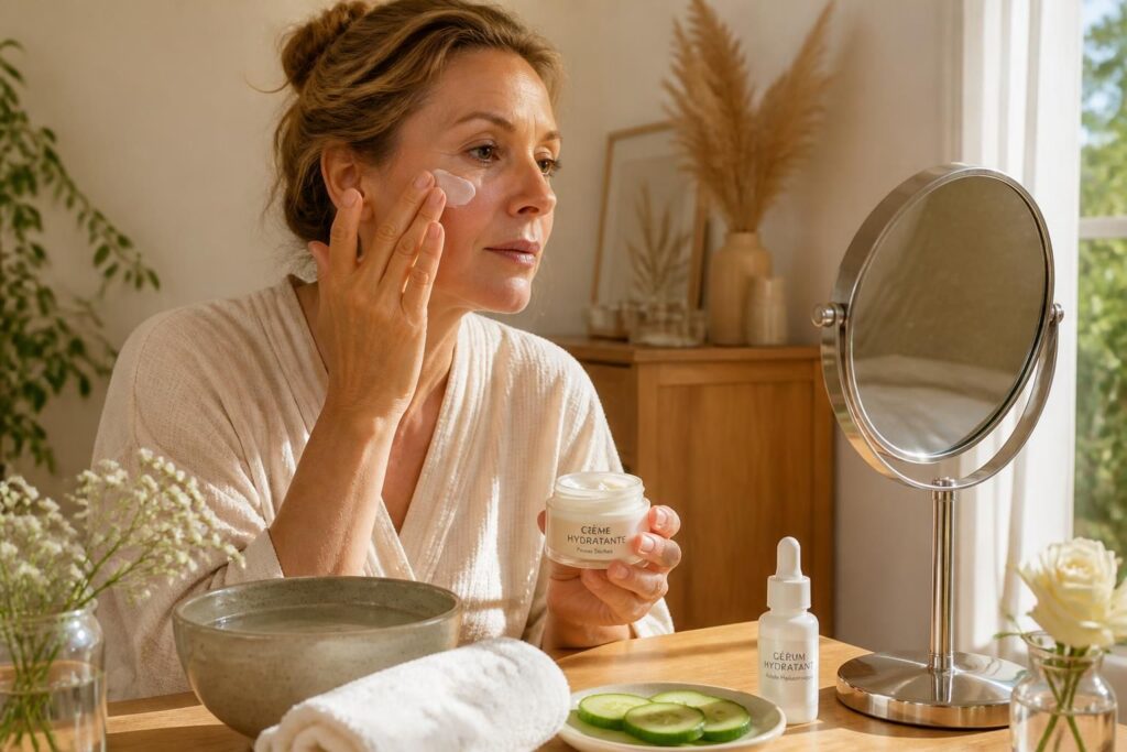 découvrez nos conseils et astuces pratiques pour un soin visage adapté à la peau sèche, à réaliser confortablement à domicile.