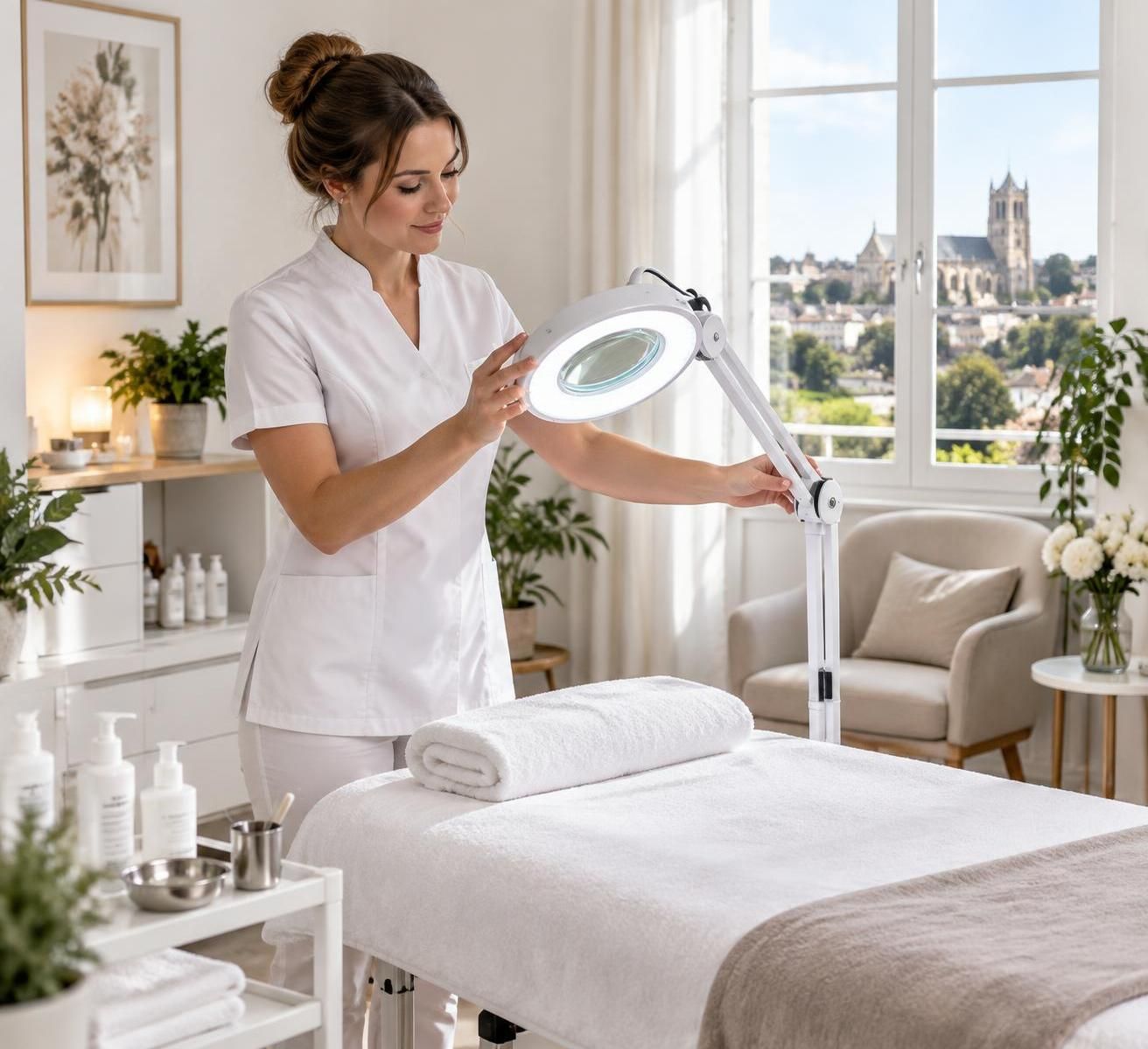 découvrez comment choisir et utiliser une lampe esthéticienne à domicile pour réaliser des soins professionnels avec précision et confort.