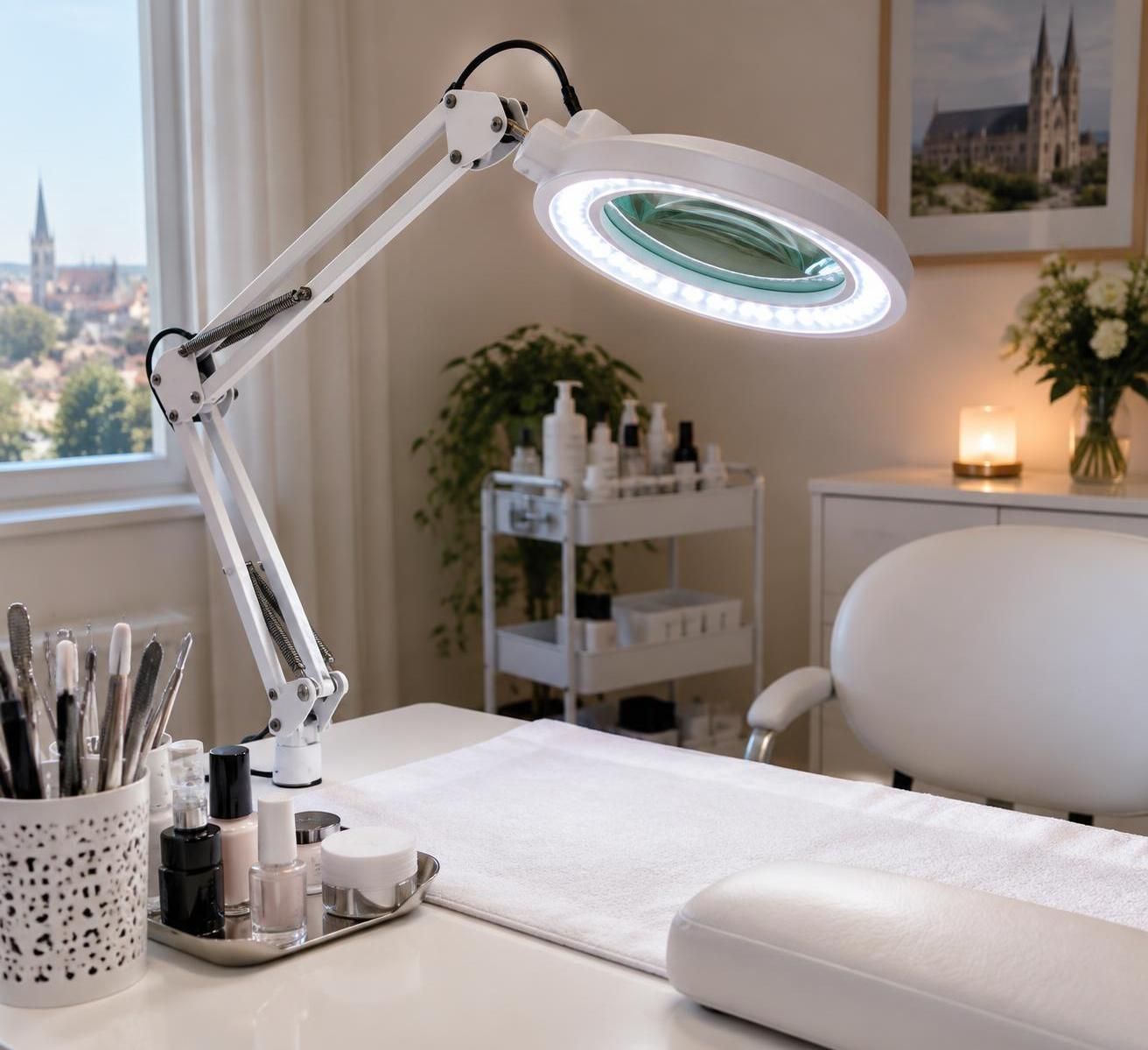 découvrez comment choisir et utiliser une lampe esthéticienne à domicile pour réaliser des soins professionnels, précis et confortables.